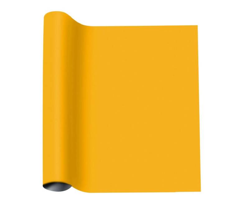 plottiX Aufbügelfolie 32 cm x 50 cm sonnengelb von PLOTTIX