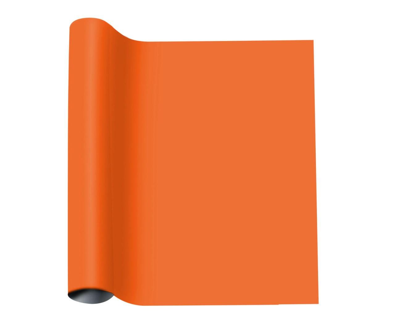 plottiX Aufbügelfolie 32 cm x 50 cm orange von PLOTTIX