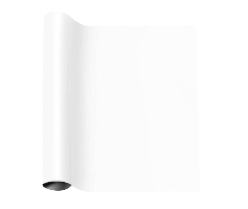 plottiX Aufbügelfolie 32 cm x 50 cm weiß von PLOTTIX