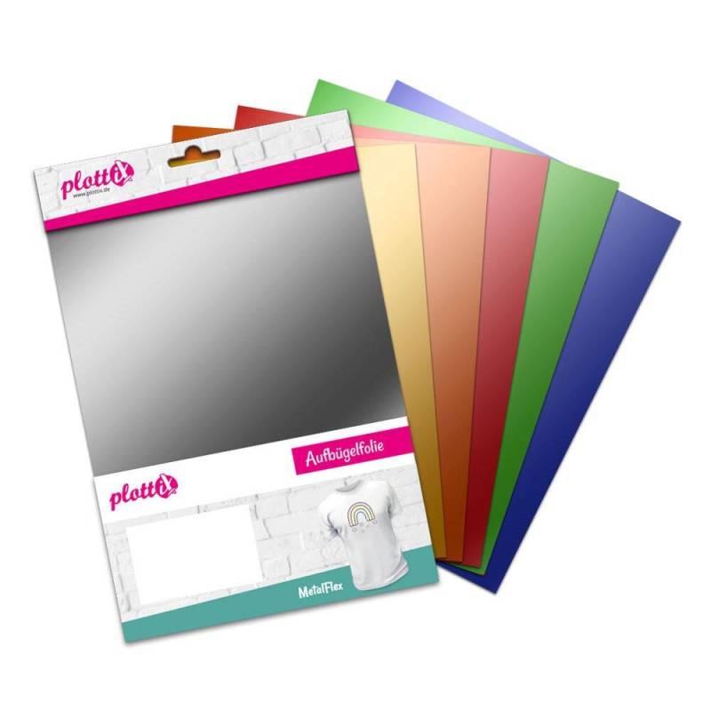 plottiX MetalFlex Bundle - 6 Stück (20 cm x 30 cm) von PLOTTIX