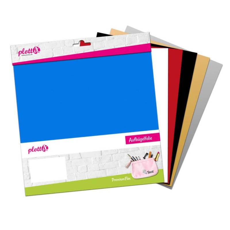 plottiX PremiumFlex Bundle 1 - 6 Stück (30 cm x 30 cm) von PLOTTIX