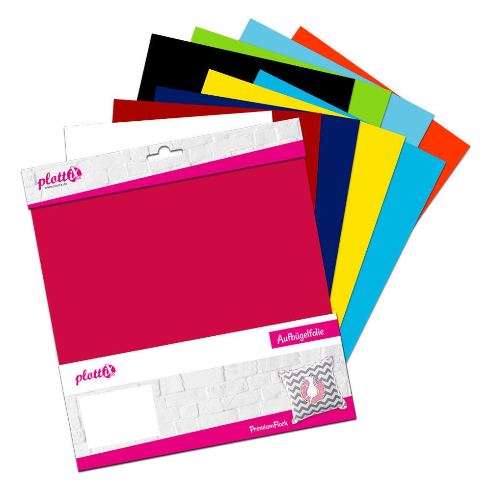 plottiX PremiumFlock Bundle 2 - 10 Stück (30 cm x 30 cm) von PLOTTIX