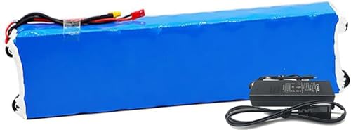 36V 10Ah Elektro-Fahrrad-Scooter-Akku 10s3p Li-ION-Akku mit BMS und 42V 2A Ladegerät Hohe Leistung für 200W 350W 500W 750W Elektro-Scooter XT30 von PLPLKTNNKK