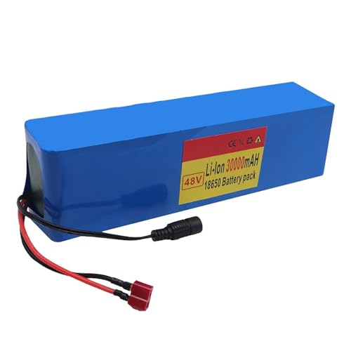 48V 30 Ah 13s3p Lithium-Ionen-Akku für Elektroroller mit BMS + 54.6-V-Ladegerät für 350W 500W 750W 1000W E-Bike-Elektroroller T 48V 30 Ah 13s3p Lithium-Ionen-Akku für Elektroroller mit BMS + 54.6-V-Ladegerät für 350W 500W 750W 1000W E-Bike-Elektroroller T von PLPLKTNNKK