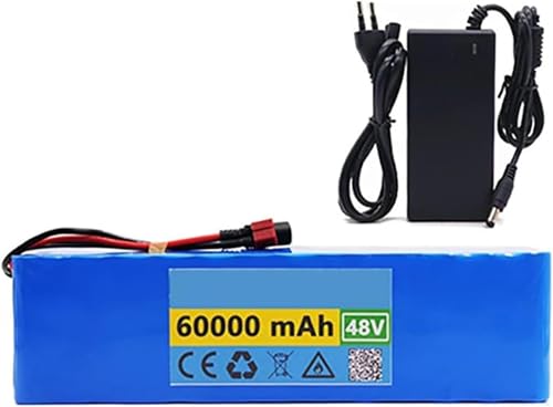 Ebike-Akku 48V Lithium 60Ah 13S3p für Wiederaufladbaren E-Bike-Elektroroller mit BMS + 54.6V 2A Ladegerät 48V60AH Ebike-Akku 48V Lithium 60Ah 13S3p für Wiederaufladbaren E-Bike-Elektroroller mit BMS + 54.6V 2A Ladegerät 48V60AH von PLPLKTNNKK