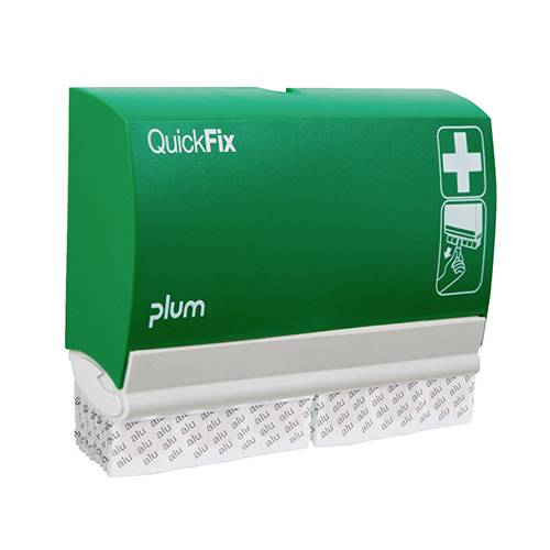 PLUM QUICKFIX® ALU 5505Pflasterspender (B x H x T) 232 x 133 x 33mm inkl. Wandhalterung von PLUM