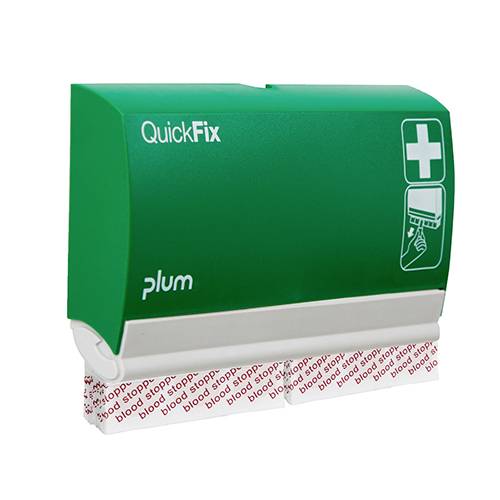 PLUM QuickFix® Blood Stopper 5510Pflasterspender (B x H x T) 232 x 133 x 33mm inkl. Wandhalterung von PLUM