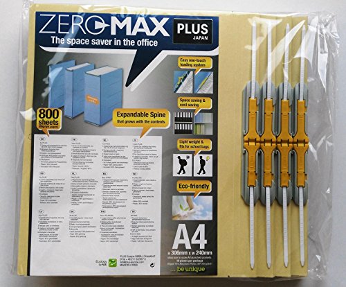 10 x ZeroMax Archivordner BEIGE A4 überbreit PLUS JAPAN von PLUS