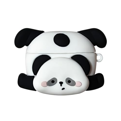 PLXBYC Funny Cute Cartoon Handstand Panda Earphone Case For Airpods Pro 2 (2022) Headphone 3D Silicone Protective Soft Cover Suitable for boys and girls von PLXBYC