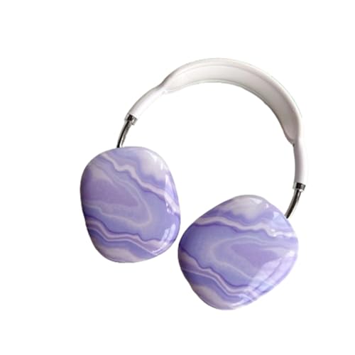 PLXBYC Luxuriöse Marmorhülle für AirPods Max Kopfhörer, Zubehör, Ultra-Kopfhörer-Schutzhülle für Apple AirPods Max, Geschenk für Damen und Herren von PLXBYC