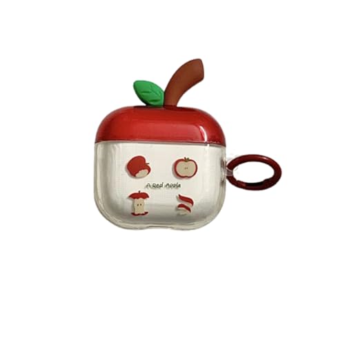 PLXBYC Schutzhülle kompatibel mit AirPods der 4. Generation für Mädchen und Jungen, niedliches Cartoon-Design, kreatives lustiges Muster, mit Schlüsselanhänger für Air Pod 4, Ladehülle (B) von PLXBYC