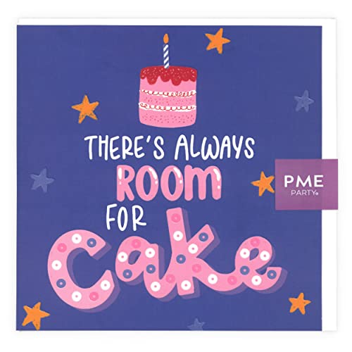PME Grußkarte "Theres Always Room for Cake" von PME