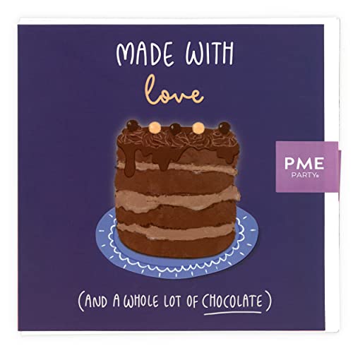 PME Grußkarte mit Liebe und Schokolade von PME
