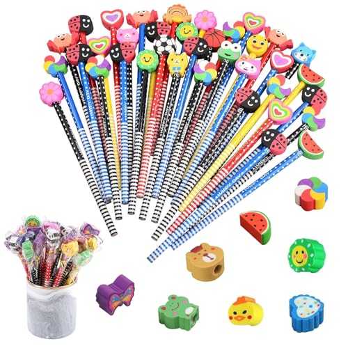 PMELCXD Tiermotiv Bleistifte Set – Abschiedsgeschenk Vorschule für Jüngere, Perfektes Mitgebsel für den Kindergeburtstag, 36 Stück Zufällige Stile PMELCXD Tiermotiv Bleistifte Set – Abschiedsgeschenk Vorschule für Jüngere, Perfektes Mitgebsel für den Kindergeburtstag, 36 Stück Zufällige Stile von PMELCXD