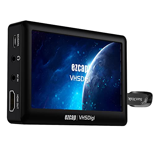 【Mit USB-Stick】 PMSUN AV-Videorekorder, Analog-Video-Audio-Digital-Konvertierung - Digitalisieren von Videoaufnahmen von VHS,Videorekordern,AV,RCA,Hi8,Camcordern,DVD-Playern ezcap180 【Mit USB-Stick】 PMSUN AV-Videorekorder, Analog-Video-Audio-Digital-Konvertierung - Digitalisieren von Videoaufnahmen von VHS,Videorekordern,AV,RCA,Hi8,Camcordern,DVD-Playern ezcap180 von PMSUN