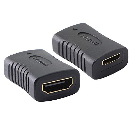 Mini-HDMI-Adapter-Verlängerung, HDMI-Typ-C-Buchse auf HDMI-Typ-A-Buchse, Koppler-Anschluss, unterstützt 3D 4K 1080P, KANGPING für Kameras, Computer, Projektoren (2er-Pack) von PNGKNYOCN