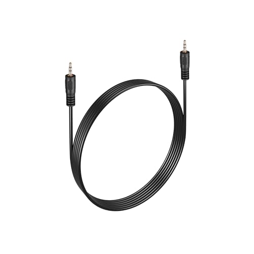 PNGKNYOCN 1.8M 2.5mm Audio Aux Kabel,2.5mm Stecker auf 2.5mm Stecker TRS Headset Kopfhörer Stereo Audio Adapter Kabel für Smartphone,Kopfhörer,Mp3 Player (Straight to Straight, 1.8M) von PNGKNYOCN