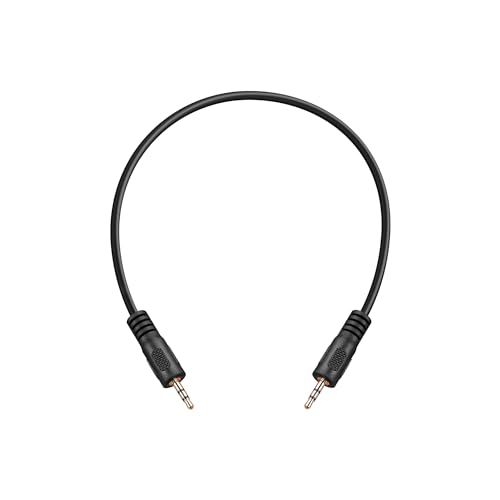 PNGKNYOCN 30cm 2.5mm Audio Aux Kabel,2 Pack 2.5mm Stecker auf 2.5mm Stecker TRS Headset Kopfhörer Stereo Audio Adapter Kabel (Straight to Straight, 0.3M) von PNGKNYOCN