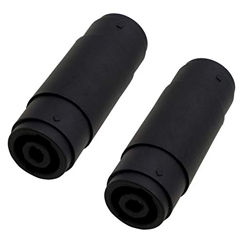 PNGKNYOCN 4-poliger Audioanschluss NL4FC Audio Line to Connector Lautsprecher Buchse zu Buchse Verlängerungsstecker für Audio Adapter Verstärker, Mixer (2-Pack) von PNGKNYOCN