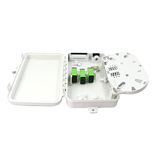 PNGKNYOCN 6-Core-FTTH Glasfaser Verteilerbox, 6-Port-Glasfaser-Verteilerbox-Splitterbox, für SC, FC, E2000-Adapter PNGKNYOCN 6-Core-FTTH Glasfaser Verteilerbox, 6-Port-Glasfaser-Verteilerbox-Splitterbox, für SC, FC, E2000-Adapter von PNGKNYOCN