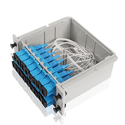 PNGKNYOCN Glasfaser-PLC-Splitter, 1 x 16 Box, Kassetten-Einsatz, SC/UPC-Modul-Anschlüsse, SC/UPC-Port, Digitaler Optischer Splitter PNGKNYOCN Glasfaser-PLC-Splitter, 1 x 16 Box, Kassetten-Einsatz, SC/UPC-Modul-Anschlüsse, SC/UPC-Port, Digitaler Optischer Splitter von PNGKNYOCN