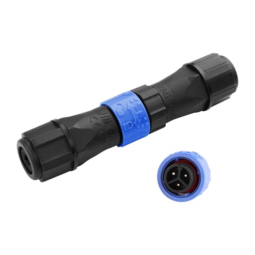 PNGKNYOCN NGKNYOCN M16 3Pin Wasserdichter Stecker IP67 M16 Outdoor Wasserdichte elektrische Anschlussdose Kabelstecker für 5.0-7.5mm Kabelbereich ﻿ (M16 3pin) von PNGKNYOCN