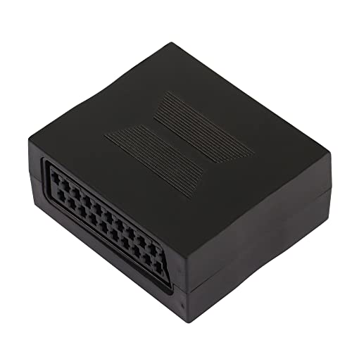 PNGKNYOCN 21-poliger Scart-Koppler, Buchse auf Buchse, Stecker zum Verbinden von zwei Scart-Kabeln PNGKNYOCN 21-poliger Scart-Koppler, Buchse auf Buchse, Stecker zum Verbinden von zwei Scart-Kabeln von PNGKNYOCN