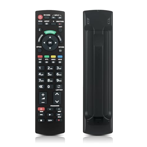 2 Stück Ersatz für Panasonic Fernbedienung, Universalfernbedienung Kompatibel mit Alle Panasonic Fernbedienung - Keine Programmierung erforderlich(SUB: N2QAYB000487) von PNGOS
