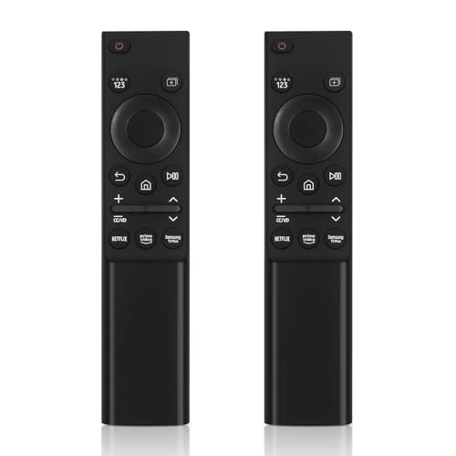 2 Stück Ersatz für Samsung Fernbedienung, Fernbedienung mit Netflix, Prime Video, Sumgsung TV Plus Taste Kompatibel mit alle Samsung Fernseher LED QLED UHD Frame Solar 4K 8K Smart TV Original Remote 2 Stück Ersatz für Samsung Fernbedienung, Fernbedienung mit Netflix, Prime Video, Sumgsung TV Plus Taste Kompatibel mit alle Samsung Fernseher LED QLED UHD Frame Solar 4K 8K Smart TV Original Remote von PNGOS