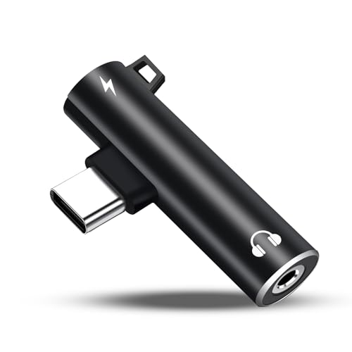PNGOS USB C Adapter USB C auf Klinke Kopfhörer Adapter und Laden 2 in 1 auf 3,5mm Klinke Audio Aux Kompatibel mit Phone15, Pad PNGOS USB C Adapter USB C auf Klinke Kopfhörer Adapter und Laden 2 in 1 auf 3,5mm Klinke Audio Aux Kompatibel mit Phone15, Pad von PNGOS
