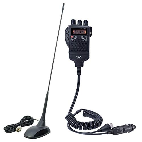 CB PNI Escort HP 62 Radiosender Kit und PNI Extra 48 Antenne mit Magnet inklusive, deutsche Version, ASQ, RF Gain von PNI