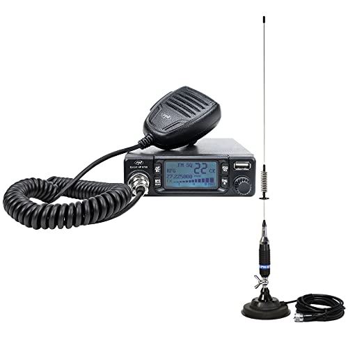 CB PNI Escort HP 9700 USB Radio und CB PNI S75 Antenne mit Magnetfuß von PNI