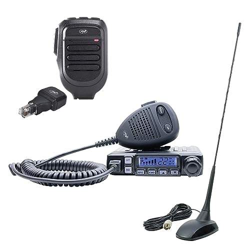 CB Radiosender Kit PNI Escort Hp 7120 ASQ mit CB Antenne PNI Extra 48 und zusätzlichem Mikrofon Dongle mit Bluetooth PNI Mike 65 enthalten von PNI