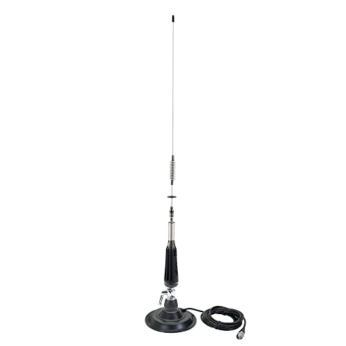 Faltbare CB PNI LED 850 Antenne mit Magnetfuß 145 mm, 85 cm lang, 26-28 MHz, 300 Watt, beleuchtet bei der Übertragung, PL Gewindeart, ohne Zubehör Faltbare CB PNI LED 850 Antenne mit Magnetfuß 145 mm, 85 cm lang, 26-28 MHz, 300 Watt, beleuchtet bei der Übertragung, PL Gewindeart, ohne Zubehör von PNI