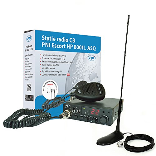 Kit CB CBI Escort HP 8001L ASQ + Kopfhörer HS81L + CB PNI Extra 45 Magnetantenne Kit CB CBI Escort HP 8001L ASQ + Kopfhörer HS81L + CB PNI Extra 45 Magnetantenne von PNI