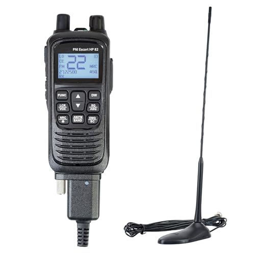 Kit Tragbarer CB-Radiosender PNI Escort HP 82, Multistandard, 4 W, 12 V, AM-FM mit CB-Antenne PNI Extra 45 mit Magnet Kit Tragbarer CB-Radiosender PNI Escort HP 82, Multistandard, 4 W, 12 V, AM-FM mit CB-Antenne PNI Extra 45 mit Magnet von PNI