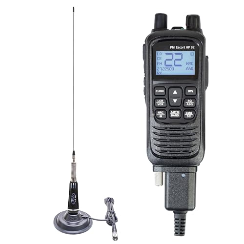 Kit Tragbarer CB-Radiosender PNI Escort HP 82, Multistandard, 4 W, 12 V, AM-FM mit CB-Antenne PNI LED 2000 Kit Tragbarer CB-Radiosender PNI Escort HP 82, Multistandard, 4 W, 12 V, AM-FM mit CB-Antenne PNI LED 2000 von PNI