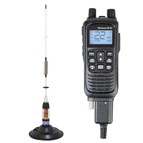 Kit Tragbarer CB-Radiosender PNI Escort HP 82, Multistandard, 4 W, 12 V, AM-FM mit CB-Antenne PNI ML70 mit Magnet Kit Tragbarer CB-Radiosender PNI Escort HP 82, Multistandard, 4 W, 12 V, AM-FM mit CB-Antenne PNI ML70 mit Magnet von PNI