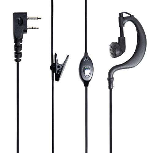 Kopfhörer mit Mikrofon und Akustikröhre PNI HS82 mit 2-poligem Kenwood-Stecker von PNI