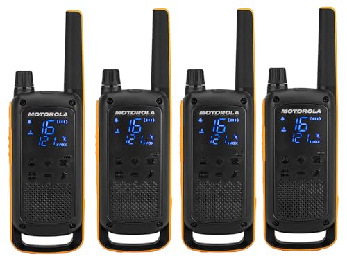 Motorola TALKABOUT T82 Extreme Quad tragbares PMR-Funkset mit 4 Stück + Geschenk-Klebepad in Blau Motorola TALKABOUT T82 Extreme Quad tragbares PMR-Funkset mit 4 Stück + Geschenk-Klebepad in Blau von PNI