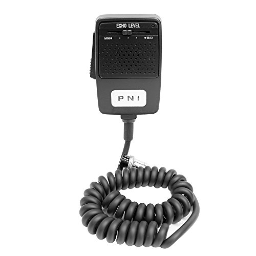 PNI Echo Mikrofon 4 Pin für Radio CB, schwarz von PNI