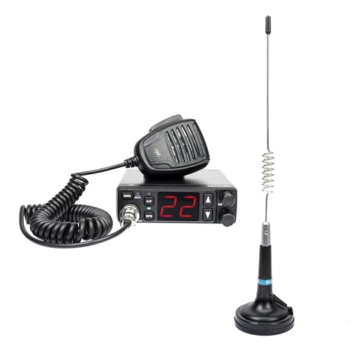 PNI Escort HP 5500 CB-Radiosender + CB-Antenne PNI ML29, mit Magnetfuß von PNI