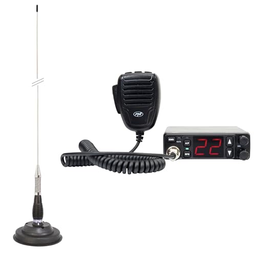 PNI Escort HP 5500 CB-Radiosender + PNI ML100 CB-Antenne, inklusive Magnetfuß PNI Escort HP 5500 CB-Radiosender + PNI ML100 CB-Antenne, inklusive Magnetfuß von PNI