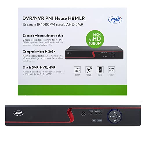 PNI House H814LR DVR/NVR - 16 1080P Full HD IP-Kanäle oder 4 5MP analoge Kanäle überwachungskamera PNI House H814LR DVR/NVR - 16 1080P Full HD IP-Kanäle oder 4 5MP analoge Kanäle überwachungskamera von PNI