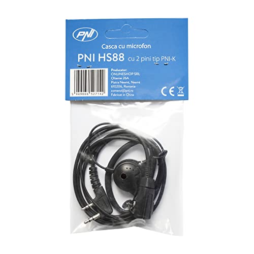 PNI Kopfhörer HS88-Mikrofon mit 2-poligem K-Stecker von PNI