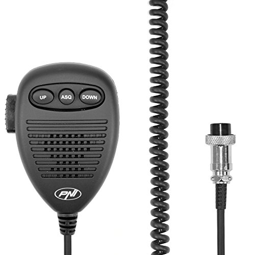 PNI PNI-MK8000 "6-poliges" Mikrofon für Radio Escort HP "8000/8001/8024/9000/9001 / 8000L / 8001L" von PNI