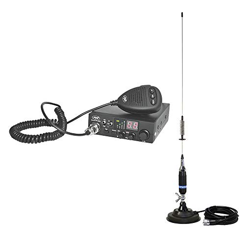 PNI Paket CB Escort Funkgerät HP 8000L ASQ + CB S75 Antenne mit Magnet von PNI