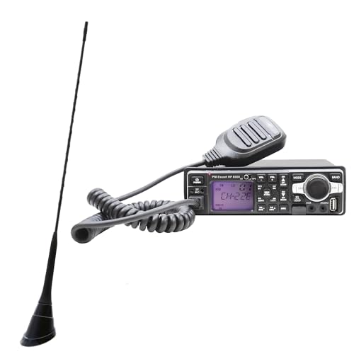 Paket CB-Radiosender und MP3-Player PNI Escort HP 8500 ASQ und CB-Antenne PNI Duplex 2000 CB-FM von PNI