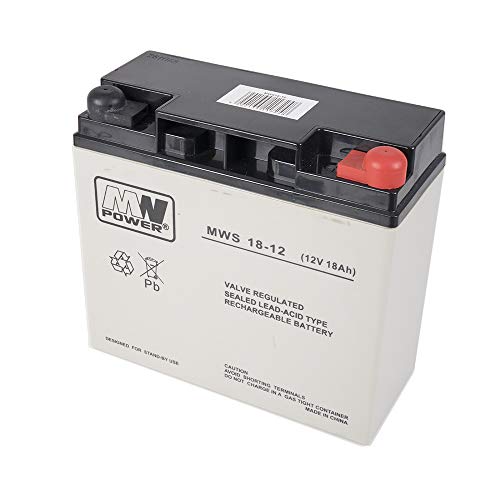 Pb 12V 18Ah wartungsfrei (Gewicht 4,7kg, max. Ladestrom 5A, max. Entladestrom 160A) von PNI