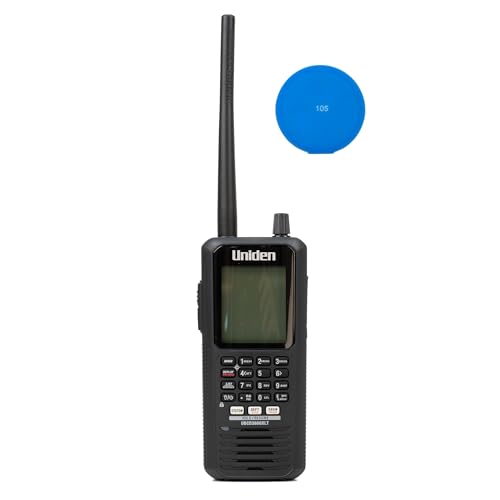 Uniden UBCD3600XLT Tragbares Scanner-Kit + Klebepad Blau als Geschenk von PNI